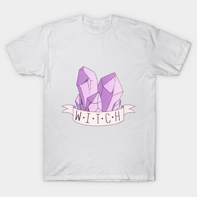 WITCH - Crystals T-Shirt by AstralArts